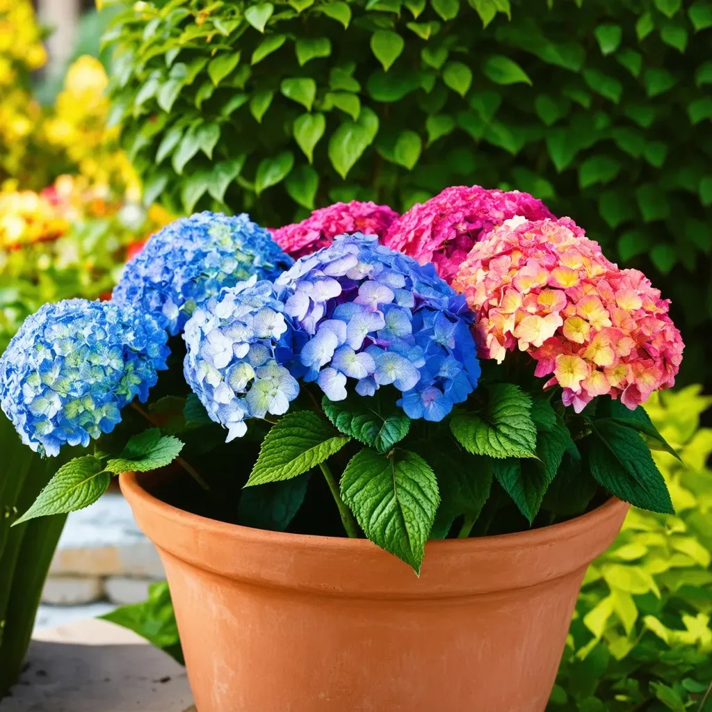 Best pot size for hydrangeas