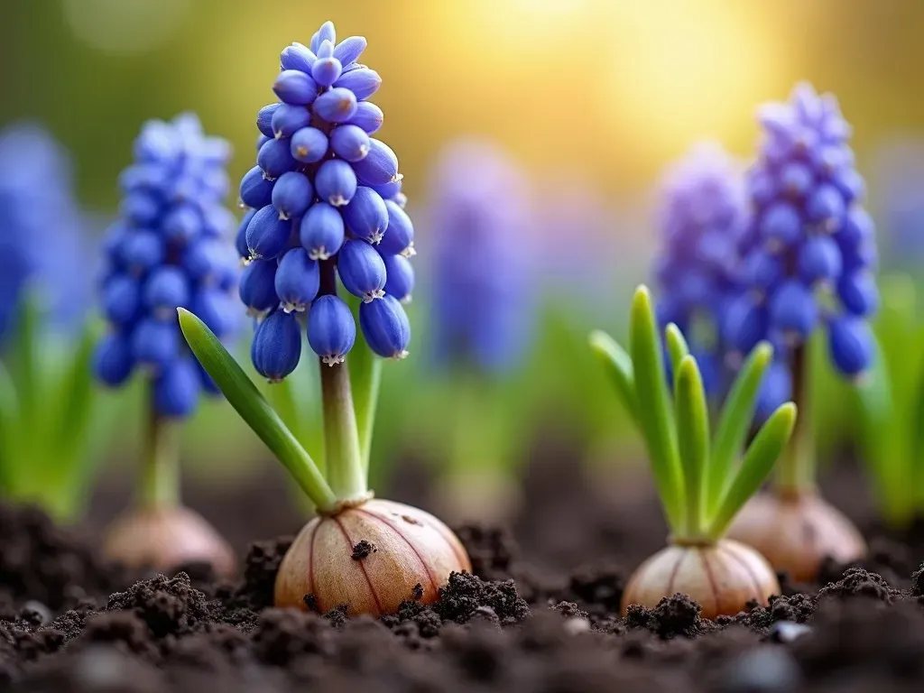 Blue Hyacinth Bulb Growth