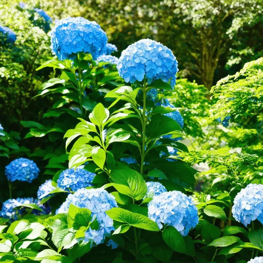 Blue Hydrangea Plants