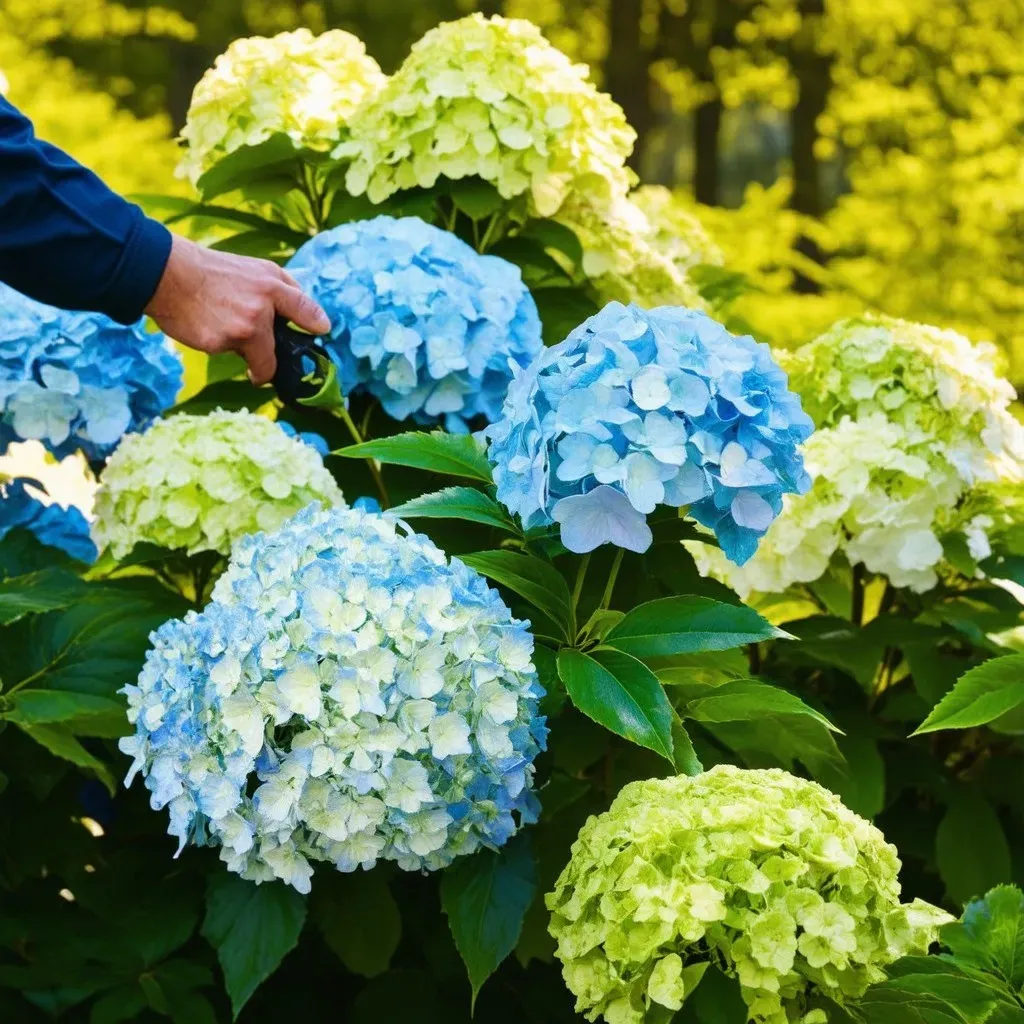 Deadheading Limelight Hydrangeas Step-by-Step