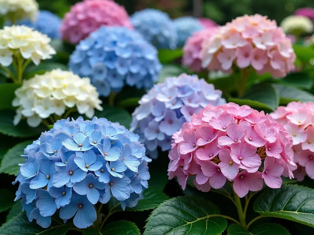 Different Varieties of Hydrangeas