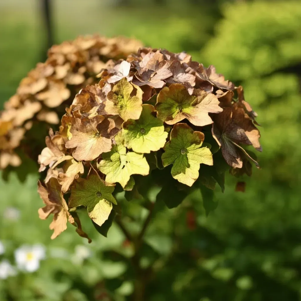 Environmental Stress on Hydrangea