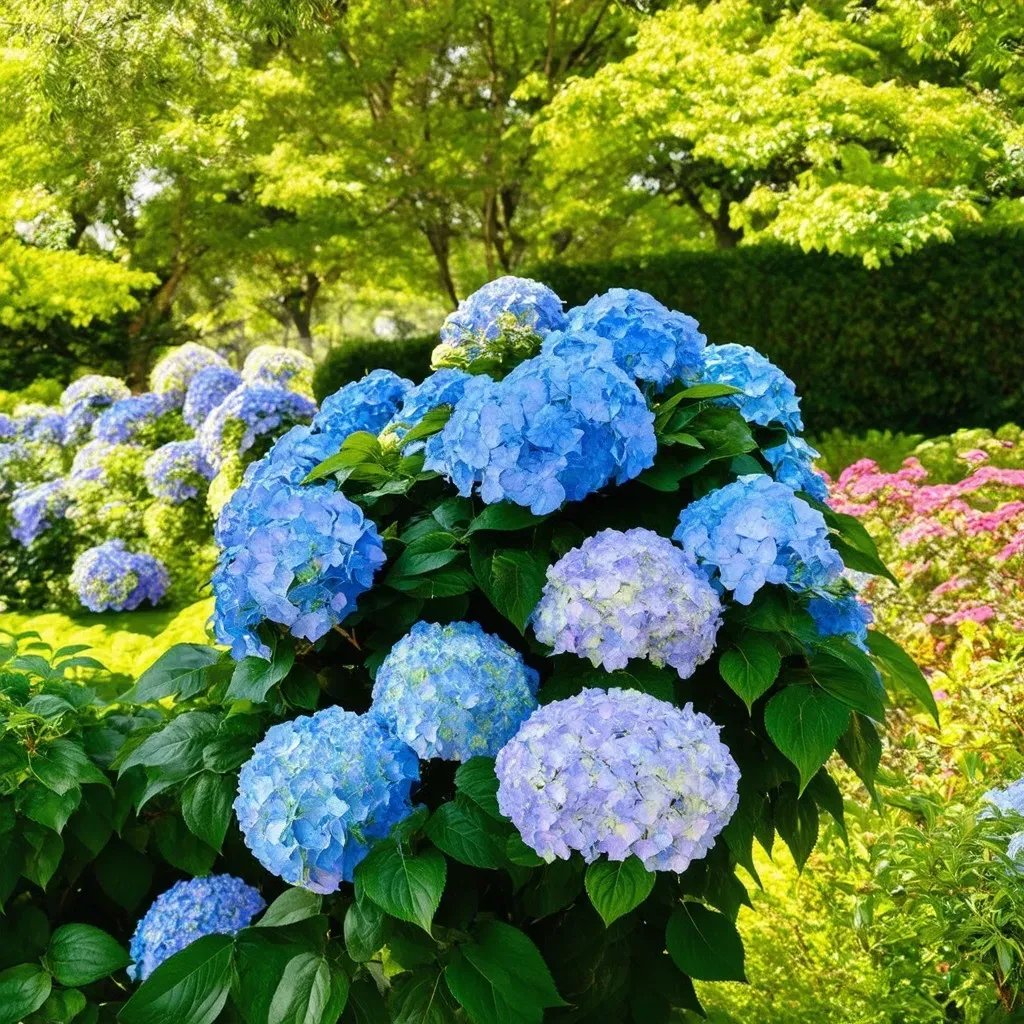 Flare Hydrangea in a garden setting