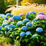 Discover the Beauty of Hydrangeas and Ornamental Grass: A Match Made in Garden Heaven!