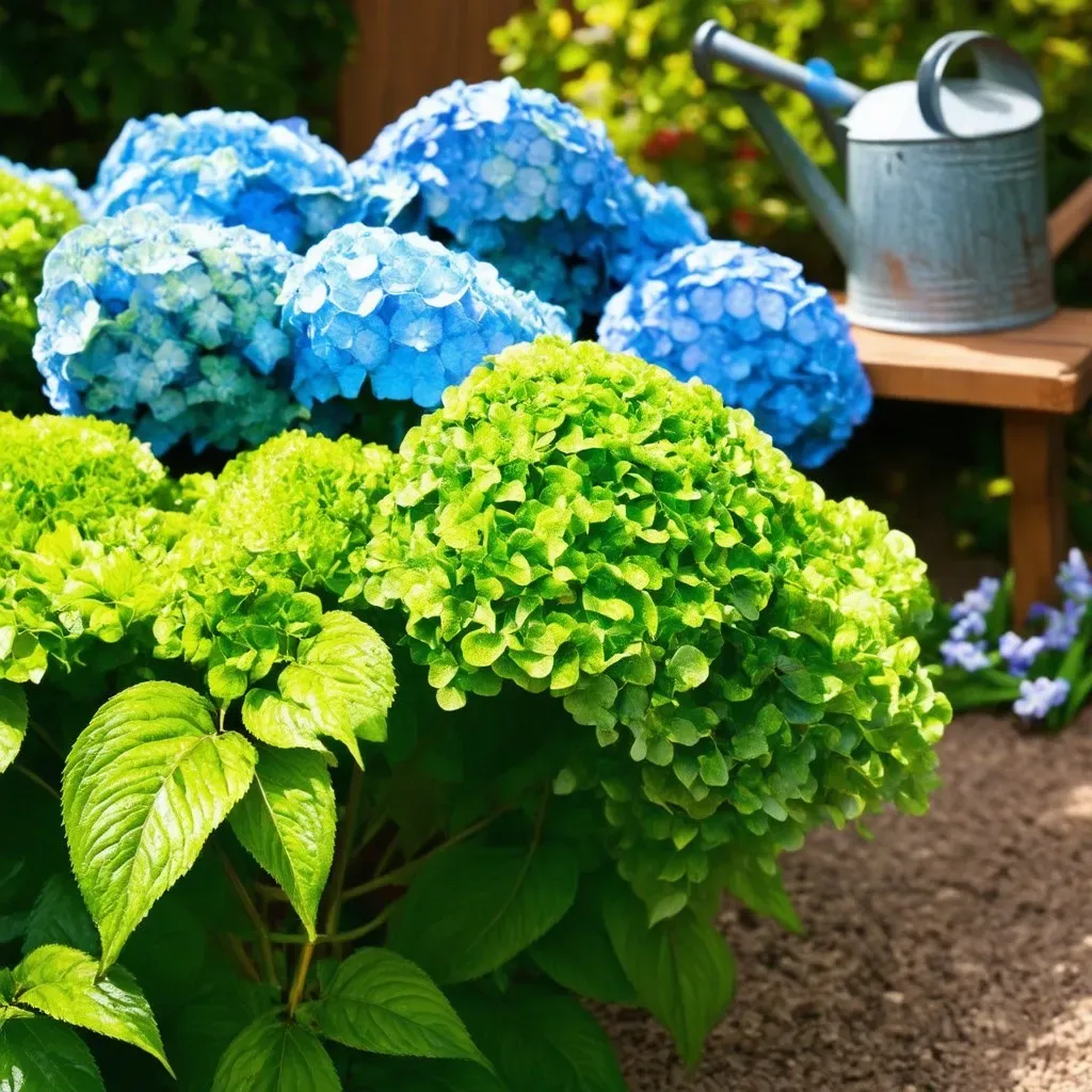 Unlock the Secrets of Stunning Green and Blue Hydrangeas: Transform Your Garden Today!