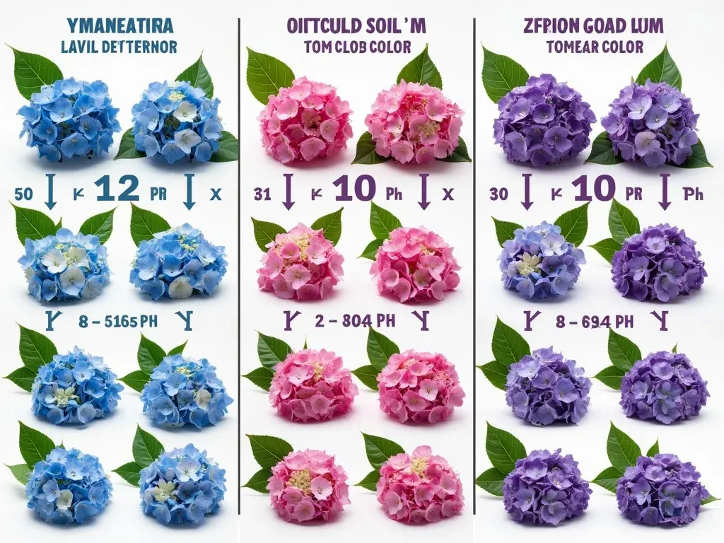 Hydrangea Color Change Chart