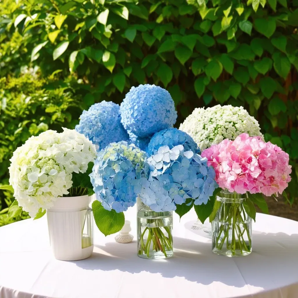 Hydrangea Variety Table