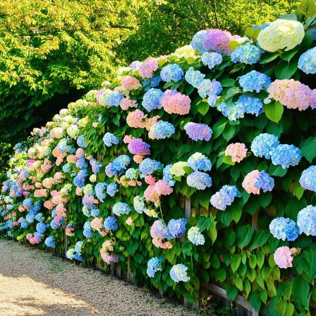 HydrangeaFenceDesign