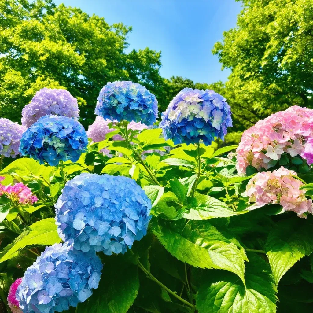 Hydrangeas in Houston