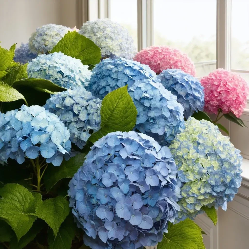 Indoor Hydrangea Light Exposure