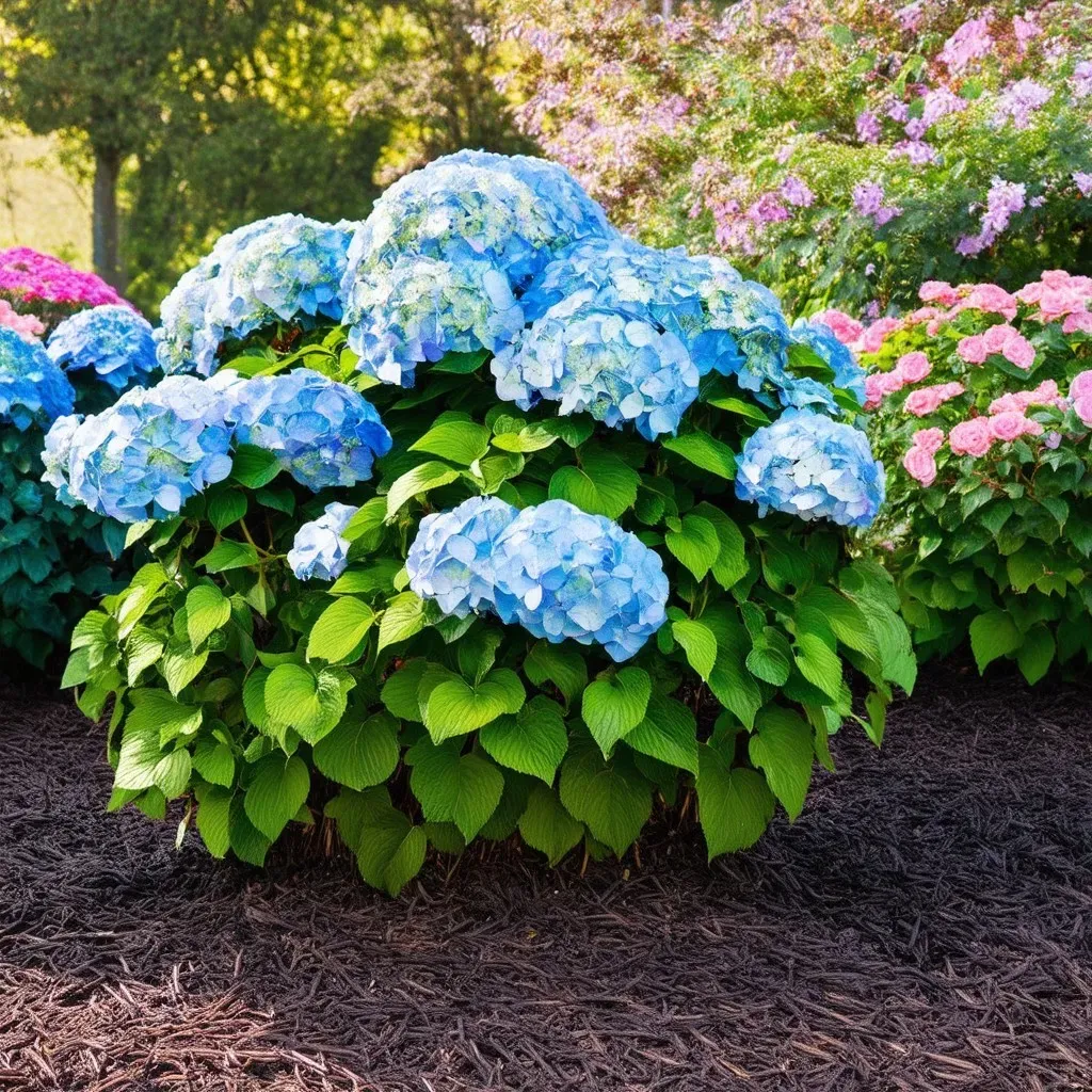 Mulching Hydrangeas