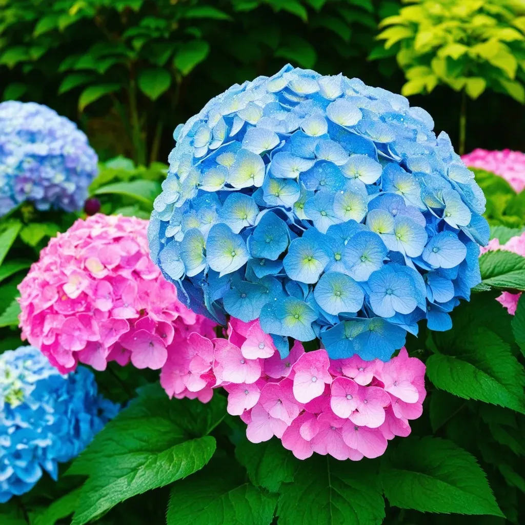 Soaking Hydrangeas