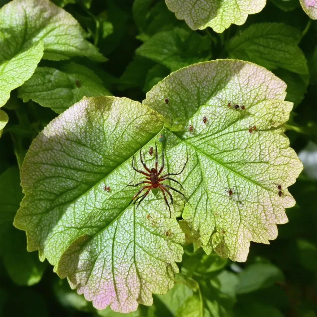 Spider Mites on Hydrangea – Symptoms