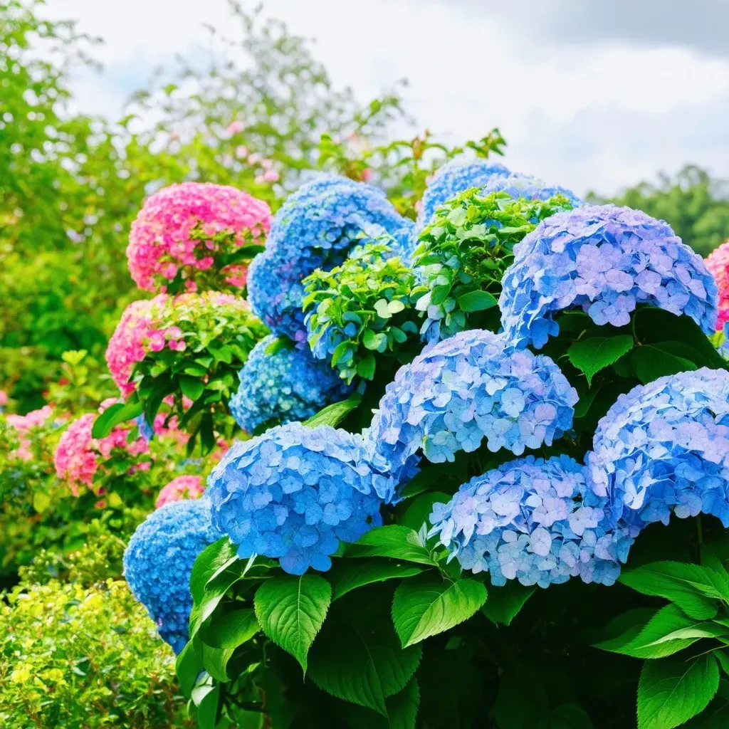 Supporting Hydrangeas