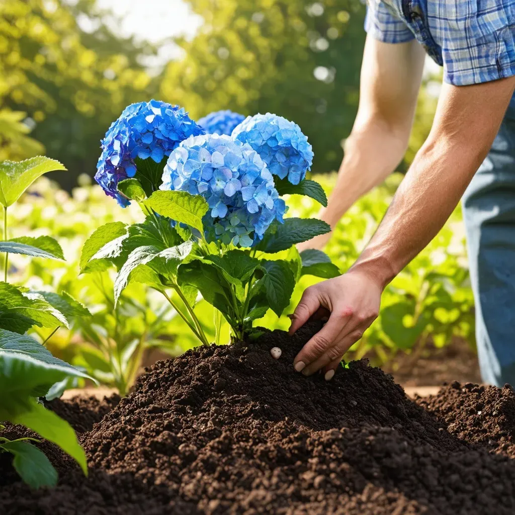 Transplanting Hydrangeas Step 2