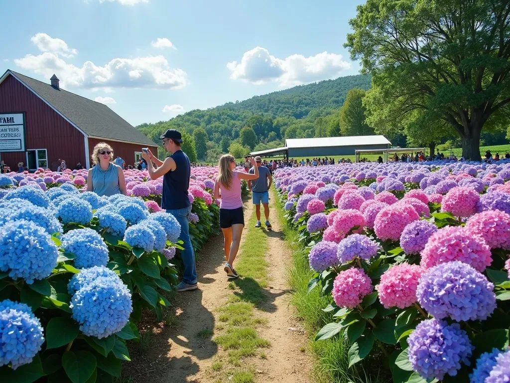 Visitor Activities at Hydrangea Farm